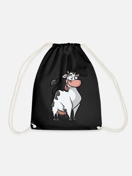 Drôle de vache - Farm Muh Country Life Vache laitière - Sac de sport léger - noir
