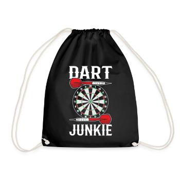 Darts players Darts players - Drawstring Bag - black - Front