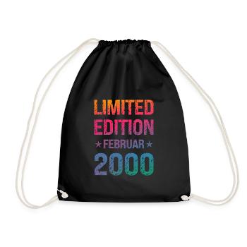 Limited Edition Birthday Party Vintage 2000 - Drawstring Bag - black - Front