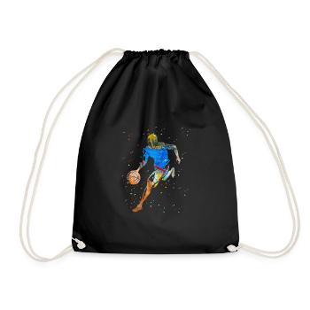 Basketball - Drawstring Bag - black - Front