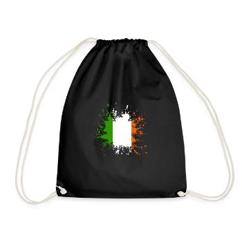 Ireland Splash - Turnbeutel - Schwarz - Vorne