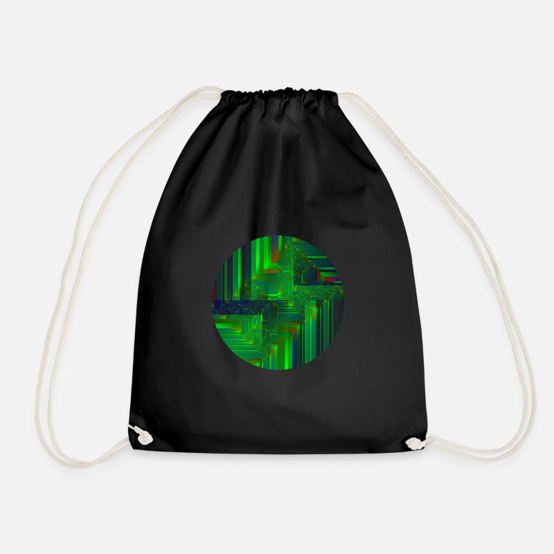 Mathematic Fraktale Kunst Mandelbrot Fractimage - Turnbeutel - Schwarz