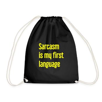 Sarcasme Pro - Sac de sport léger - noir - Devant