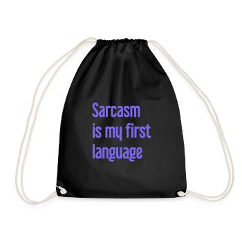 Sarcasme Pro - Sac de sport léger - noir - Devant