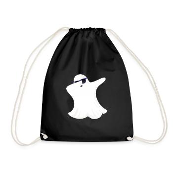 Dabbing Ghost Dab Lunettes de soleil Costume d’Halloween - Sac de sport léger - noir - Devant