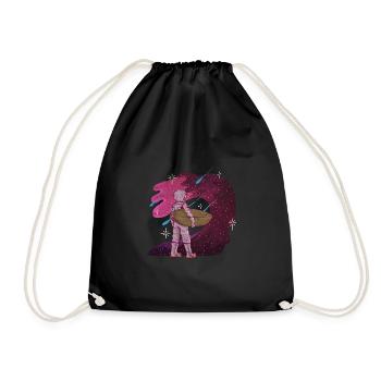 ASTRONAUTE SPACE SURFER SURF SURF MOTIF - Sac de sport léger - noir - Devant