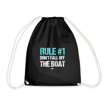 Sailing Sailing Ship Boat Ship Sailing Trip Water - Drawstring Bag - black - Front