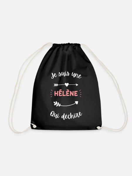Je suis une Hélène qui déchire - Sac de sport léger - noir