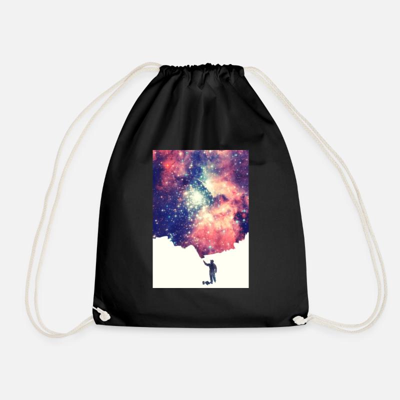 Painting the universe - Handycase - Turnbeutel - Schwarz
