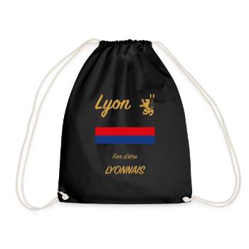 Maillot Lyon 2 - Sac de sport léger - noir - Devant