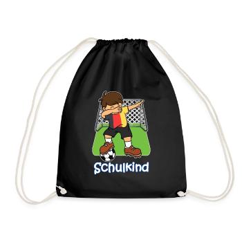 Bye Kindergarten Abschied 1. Klasse Jungs outfit - Turnbeutel - Schwarz - Vorne