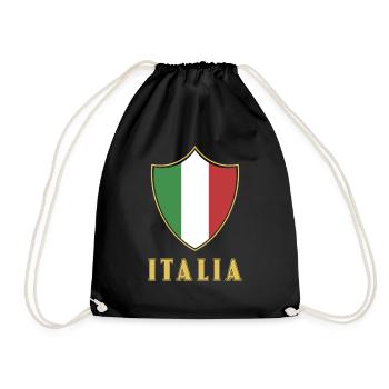 Italia Mode Italia Jersey - Drawstring Bag - black - Front