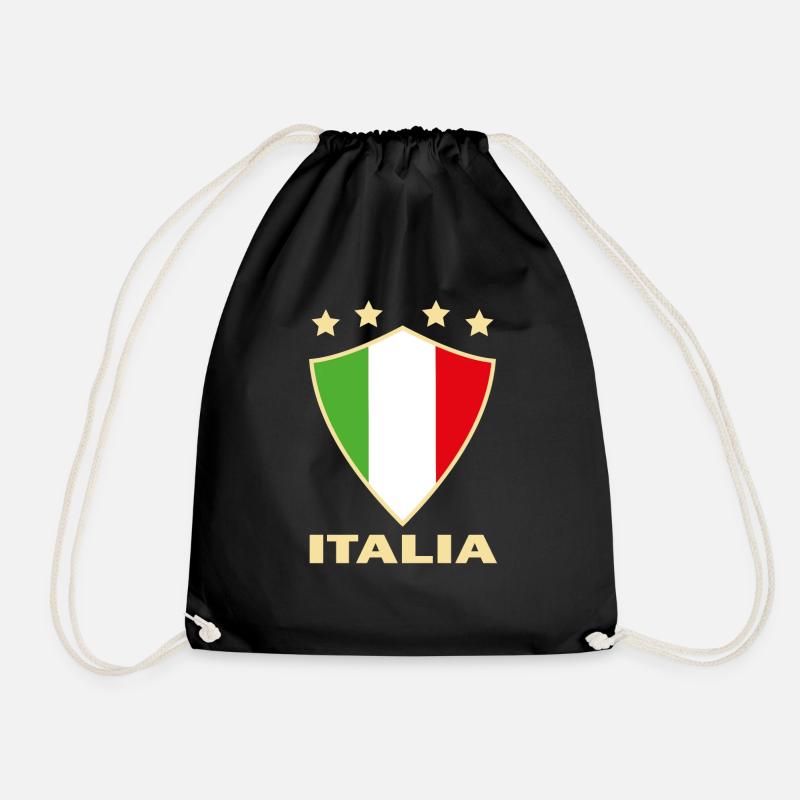 ITALIA 2 - Turnbeutel - Schwarz