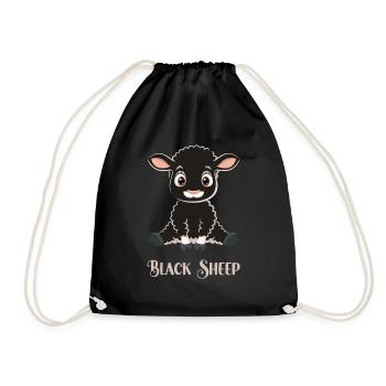 Black Sheep - Drawstring Bag - black - Front