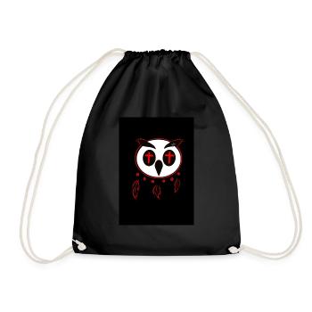 Hibou de la mort - Sac de sport léger - noir - Devant