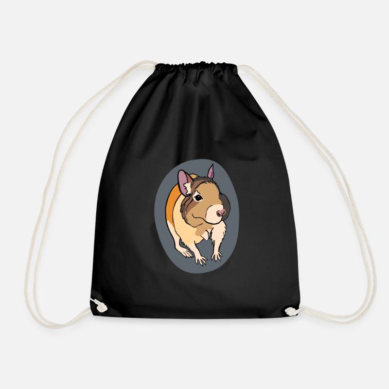 Koszatnicza - Drawstring Bag - black