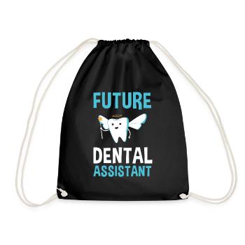 Hygiéniste Future Assistante Dentaire - Sac de sport léger - noir - Devant