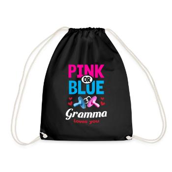 Rose ou Bleu Gramma vous aime Genre Révéler Party - Sac de sport léger - noir - Devant