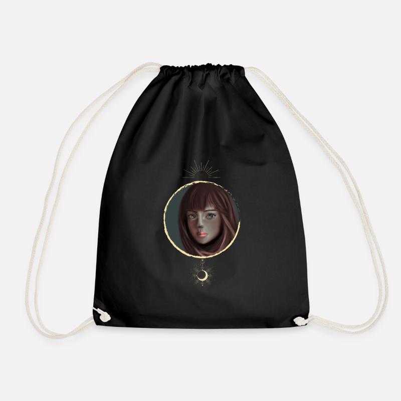 927BB3A5 91AB 44D3 8394 F319FCEF50D4 - Drawstring Bag - black