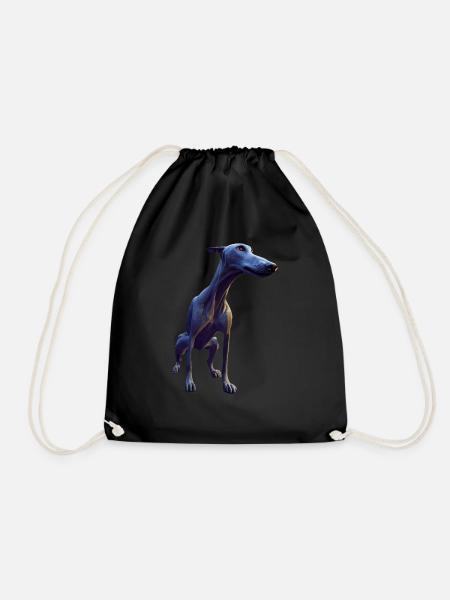 Lurcher Hund - Lurcher - Sac de sport léger - noir