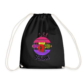 Old school - Sac de sport léger - noir - Devant