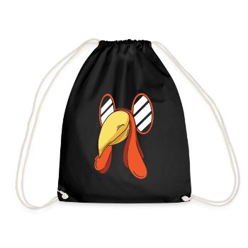 Visage de la Turquie - Sac de sport léger - noir - Devant