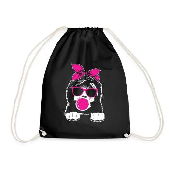 Sheepadoodle Doodle Dog - Sac de sport léger - noir - Devant