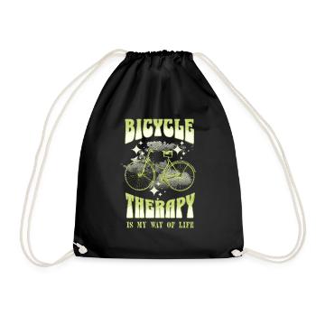 Vélothérapie - Sac de sport léger - noir - Devant