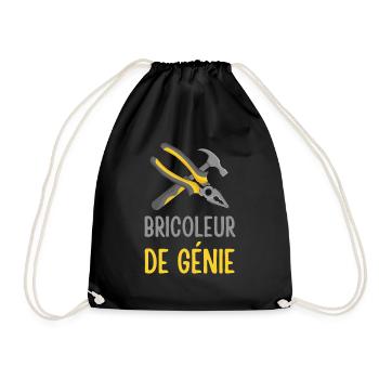Bricoleur de génie - Sac de sport léger - noir - Devant