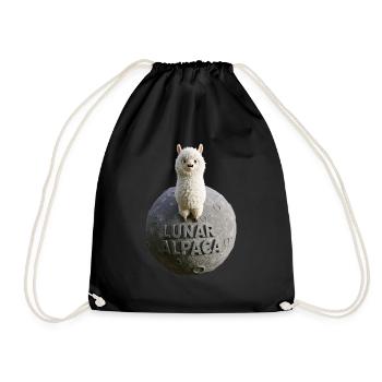 Alpaga Cosmique - Sourire Cosmique ! - Sac de sport léger - noir - Devant