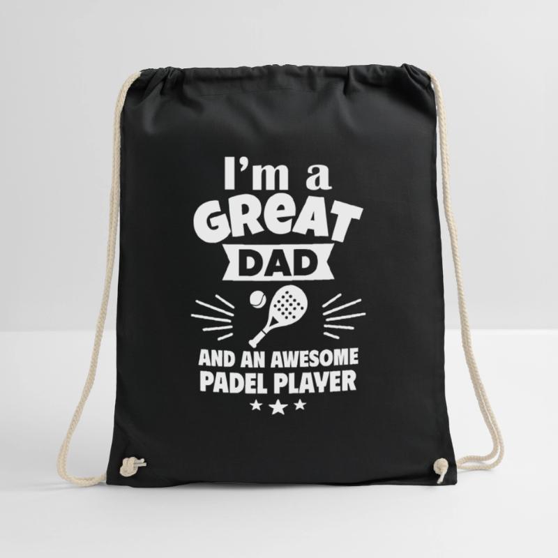 Ich bin ein toller Papa und ein Padel-Ass Turnbeutel