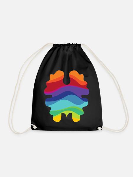 Rainbownut - Turnbeutel - Schwarz