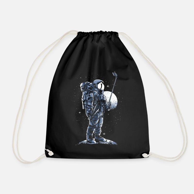 Astronaut - Turnbeutel - Schwarz