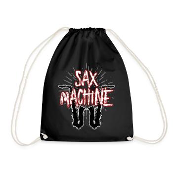 Sax Machine - Saxophone Saxophone Instrument de musique - Sac de sport léger - noir - Devant