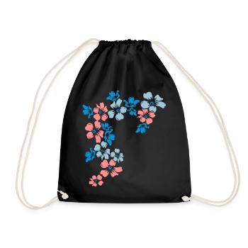 flowers - Sac de sport léger - noir - Devant