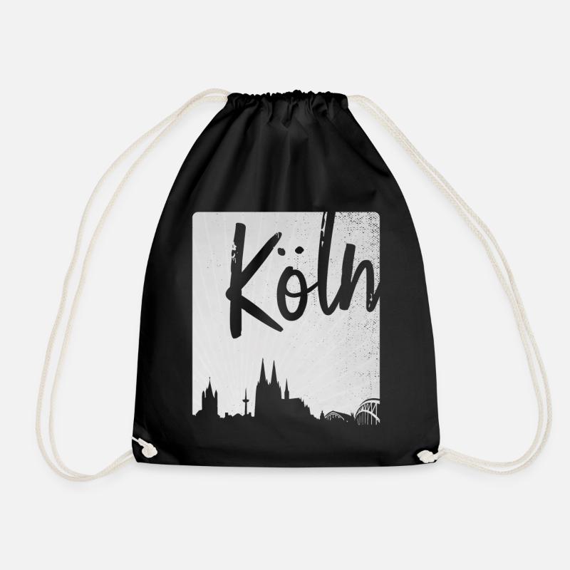 Köln - Turnbeutel - Schwarz