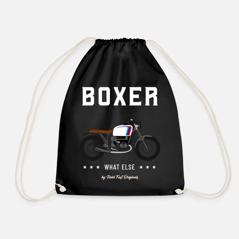 Boxer what else - Turnbeutel - Schwarz