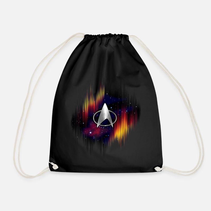 Star Trek The Next Generation Silber Logo - Turnbeutel - Schwarz