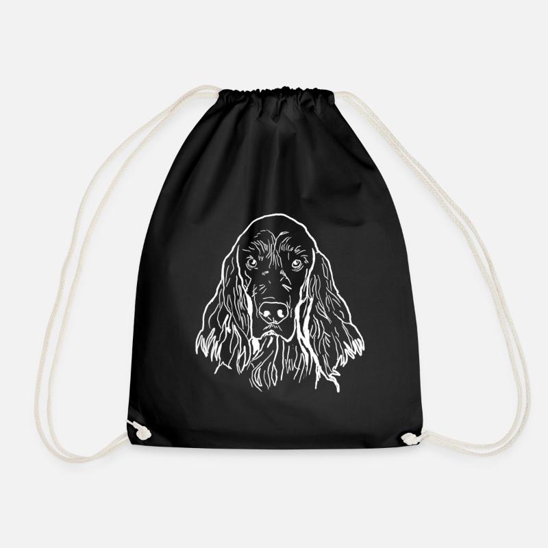 Irish Setter - Turnbeutel - Schwarz