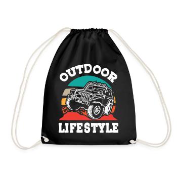 Jeeps Aventure Tout-terrain - Sac de sport léger - noir - Devant