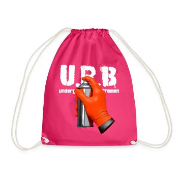 U.R.B - underground rap bremen Bombe aérosol - Sac de sport léger - fuchsia - Devant