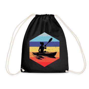 Kayak Femme Canoë Kayak Kayak Homme - Sac de sport léger - noir - Devant