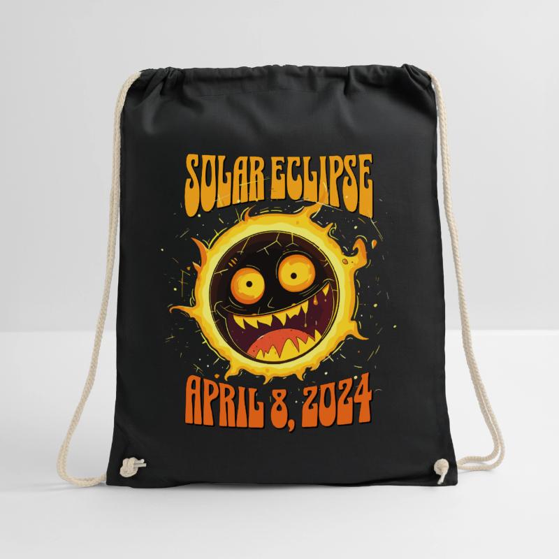 Solar Eclipse April 8, 2024 Total Solar Eclipse Drawstring Bag