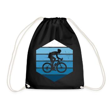 Rennradfahren Roadbike Herren Road Bike Damen - Turnbeutel - Schwarz - Vorne