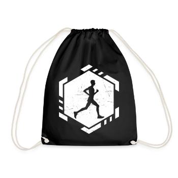 Running Women's Race Running Cross Country Running - Drawstring Bag - black - Front