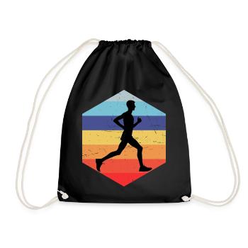 Race Fitness Running Jogging Hommes Running - Sac de sport léger - noir - Devant