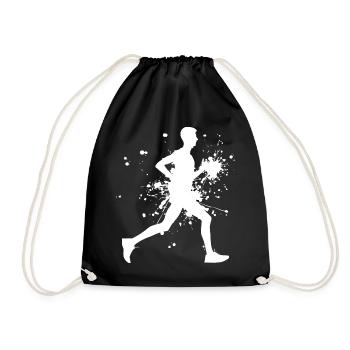 Course à pied de fond, course de jogging de fitness - Sac de sport léger - noir - Devant