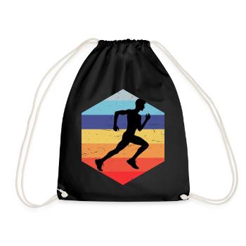 Course à pied Course à pied Course à pied - Sac de sport léger - noir - Devant