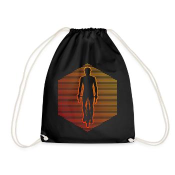 Cyclisme Hommes Femmes Vélo Vélo Cycliste - Sac de sport léger - noir - Devant