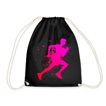 Jogging Running Jogging Running Men's Running - Drawstring Bag - black - Front